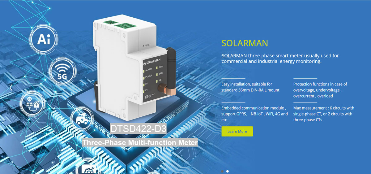 How powerful is SOLARMAN three-phase smart energy meter
